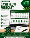 12-Month Cash flow Forecast Excel Template
