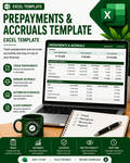 Prepayment and Accruals Excel Template