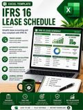 IFRS 16 Lease Schedule Excel Template