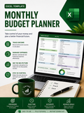 Monthly Budget Planner Excel Template